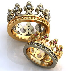 Кольцо «Корона» 1427W